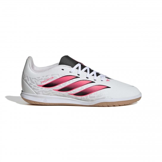 Adidas Predator Club IN Sala J - Branco/Vermelho/Preto